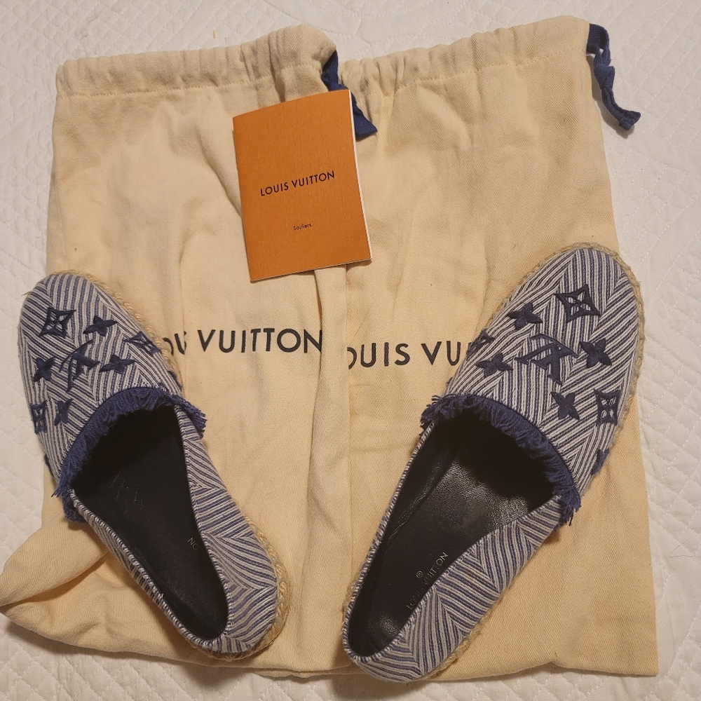 Auth Louis Vuitton Espadrielles ❤